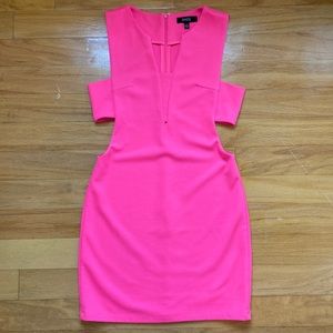 ANGL Bright Pink Mini Dress